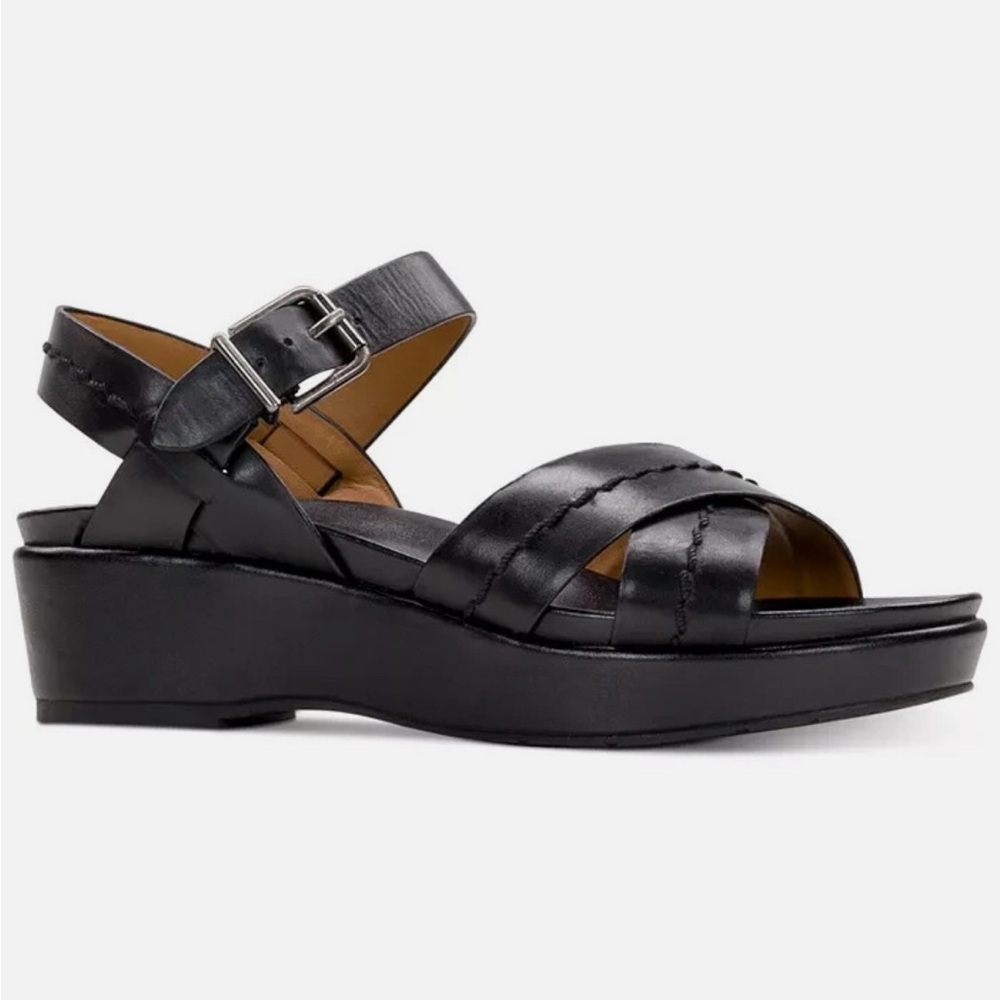Patricia Nash Black Leather Women's Sandals.